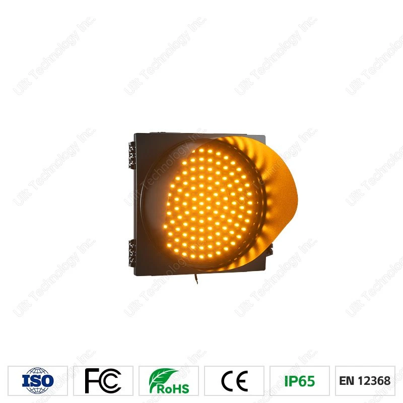 Yellow Flashing Traffic Light